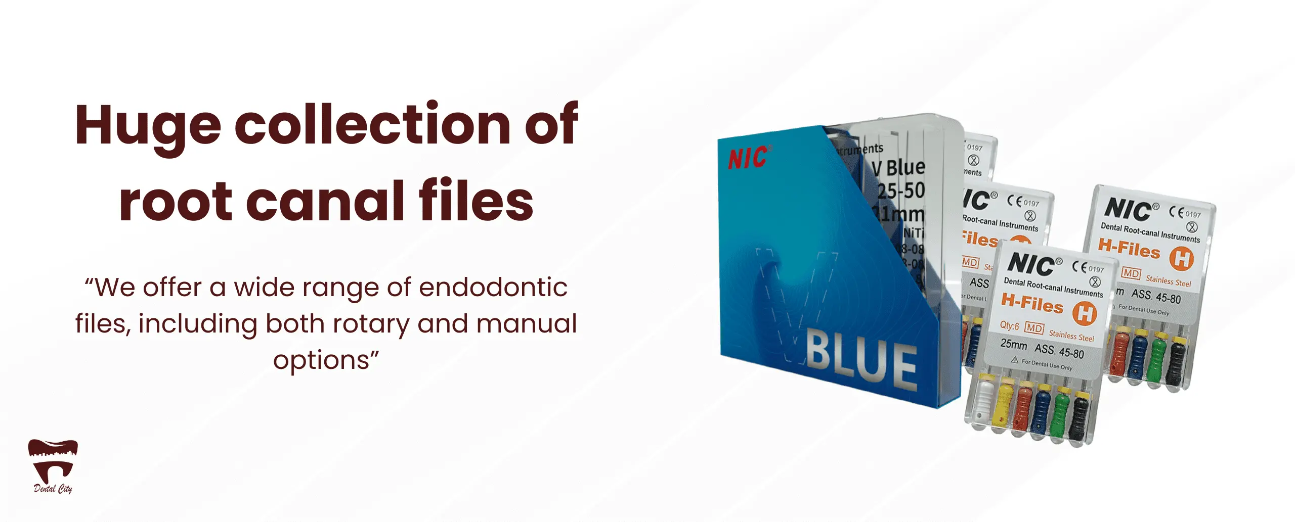 Huge collection of root canal files